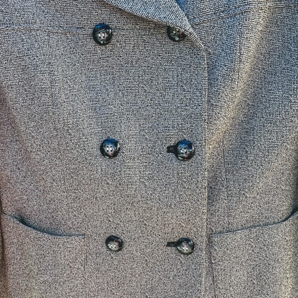 Larry Levine Double Breasted Jacket Straight Skirt Vintage EUC - Picture 9 of 14